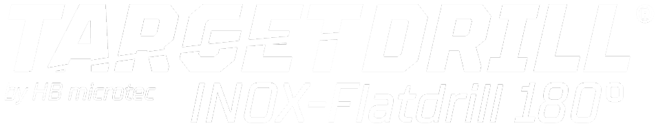 TARGETDRILL INOX-Flatdrill 180°
